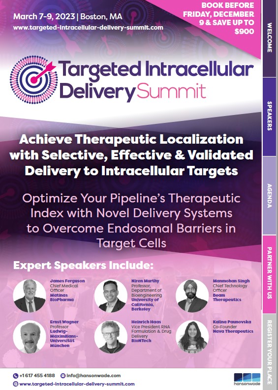 Targeted Intracellular Delivery Summit - Full Event Guide