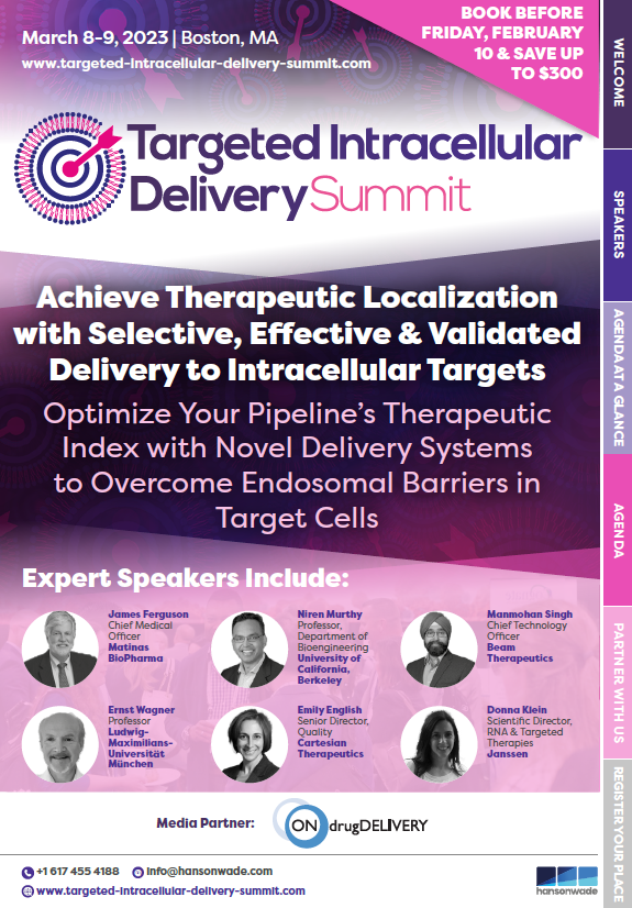 Targeted Intracellular Delivery Summit - Full Event Guide